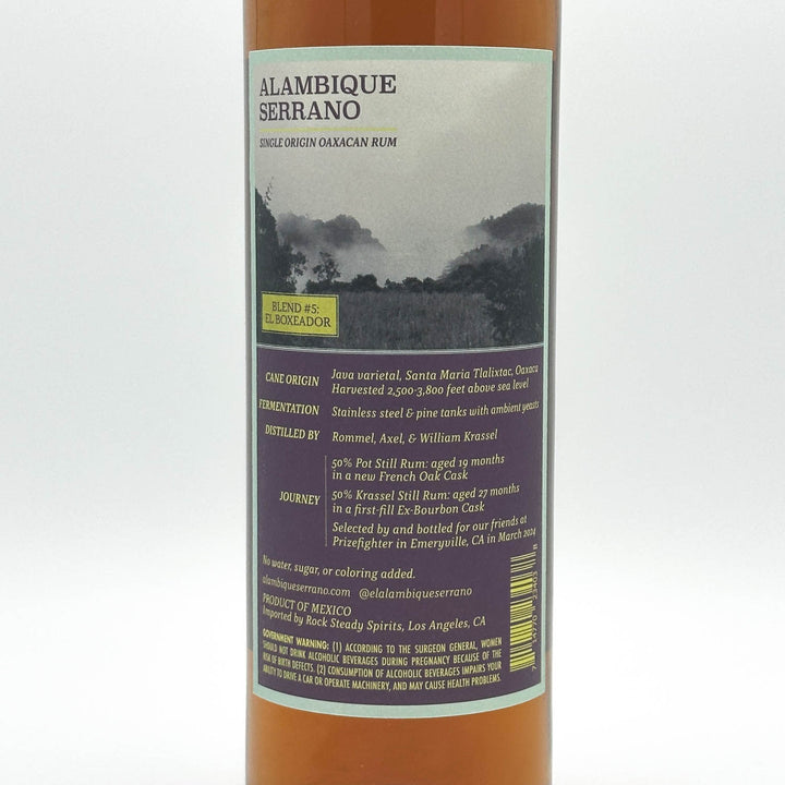 Product Back Label