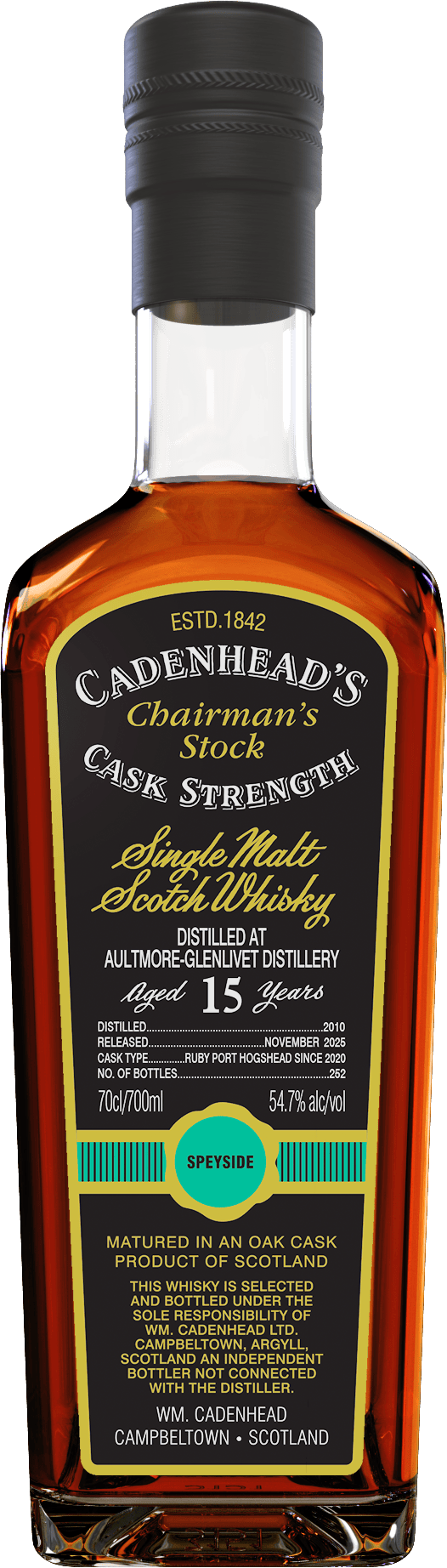 Cadenhead's Chairman's Stock Aultmore-Glenlivet 15
