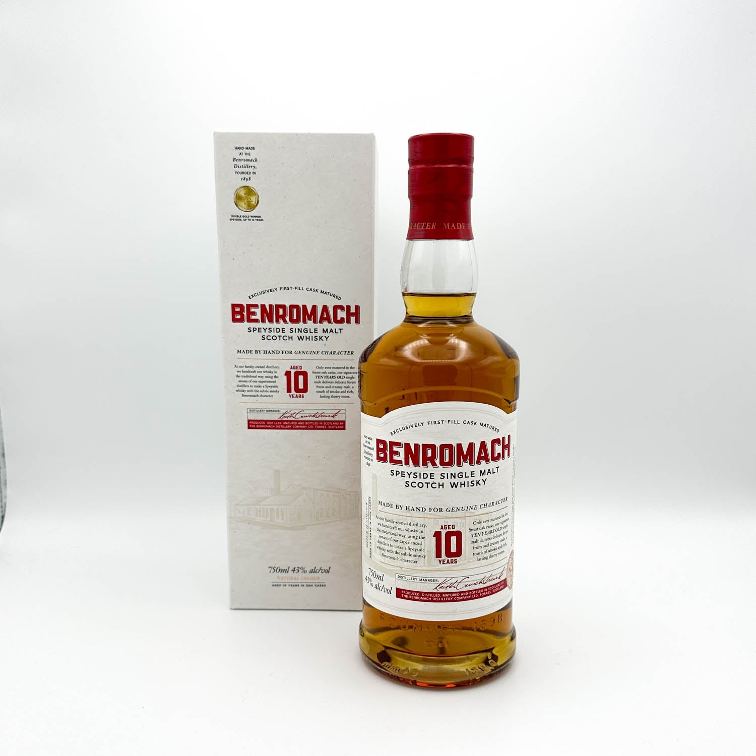 Benromach 10年 スコッチウイスキー 700ml 43% Benromach 10 Year – Prizefighter Bottle Shop