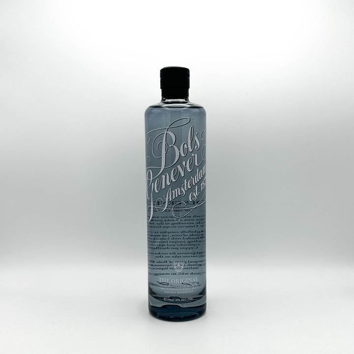 Bols Genever Amsterdam gin bottle on a white background