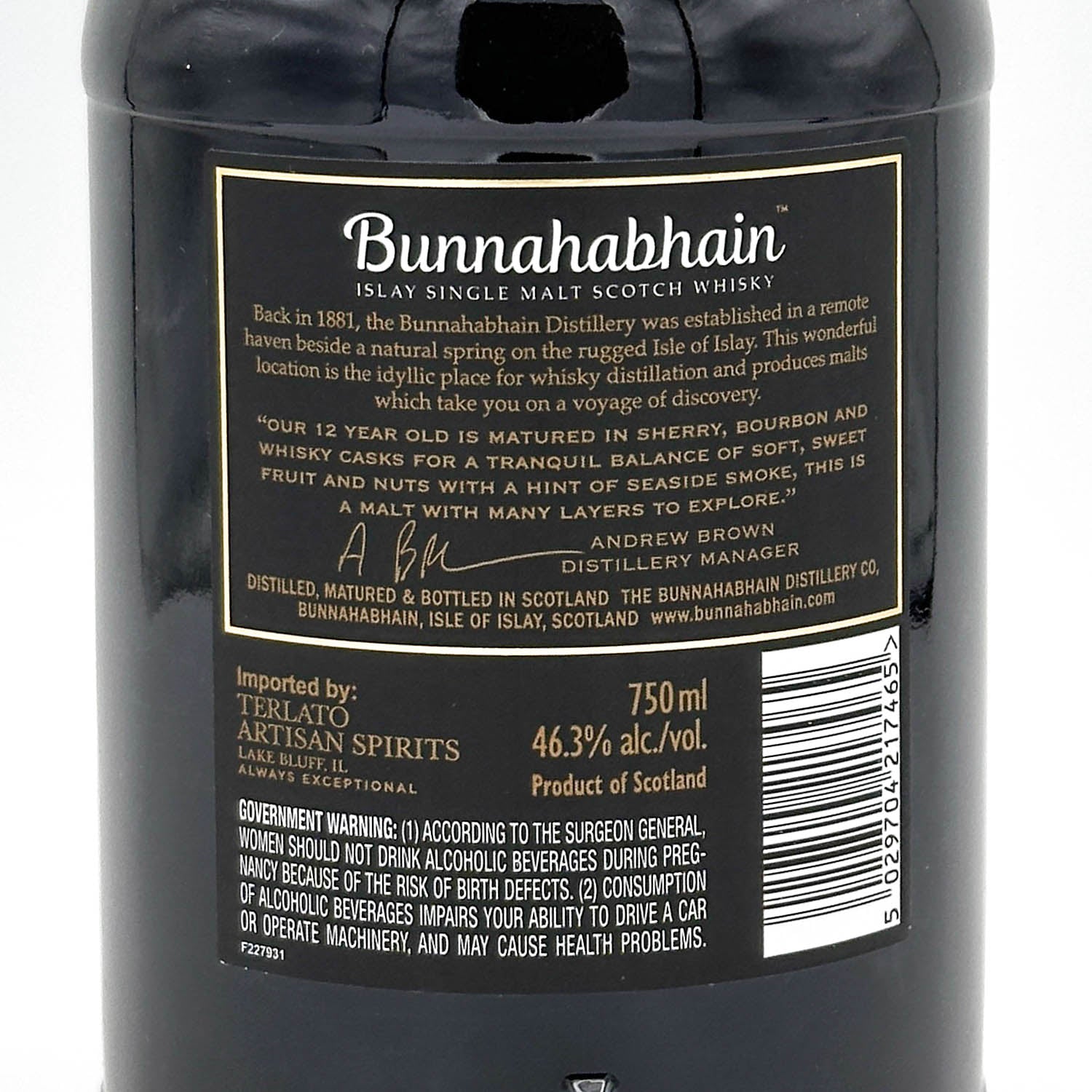 [新品] Bunnahabhain 12年 [人気商品の為 最後の1本 ! ] Bunnahabhain 12 Year Old – Prizefighter Bottle Shop