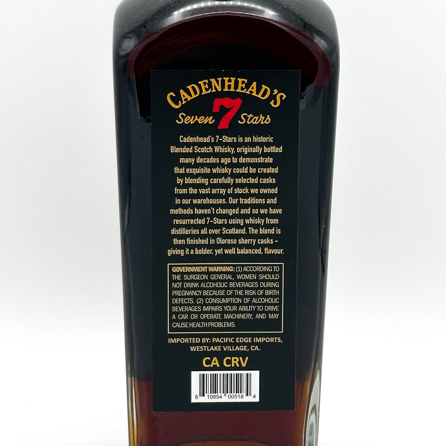 Cadenhead's 7 Stars Blended Scotch Whisky – Prizefighter Bottle Shop