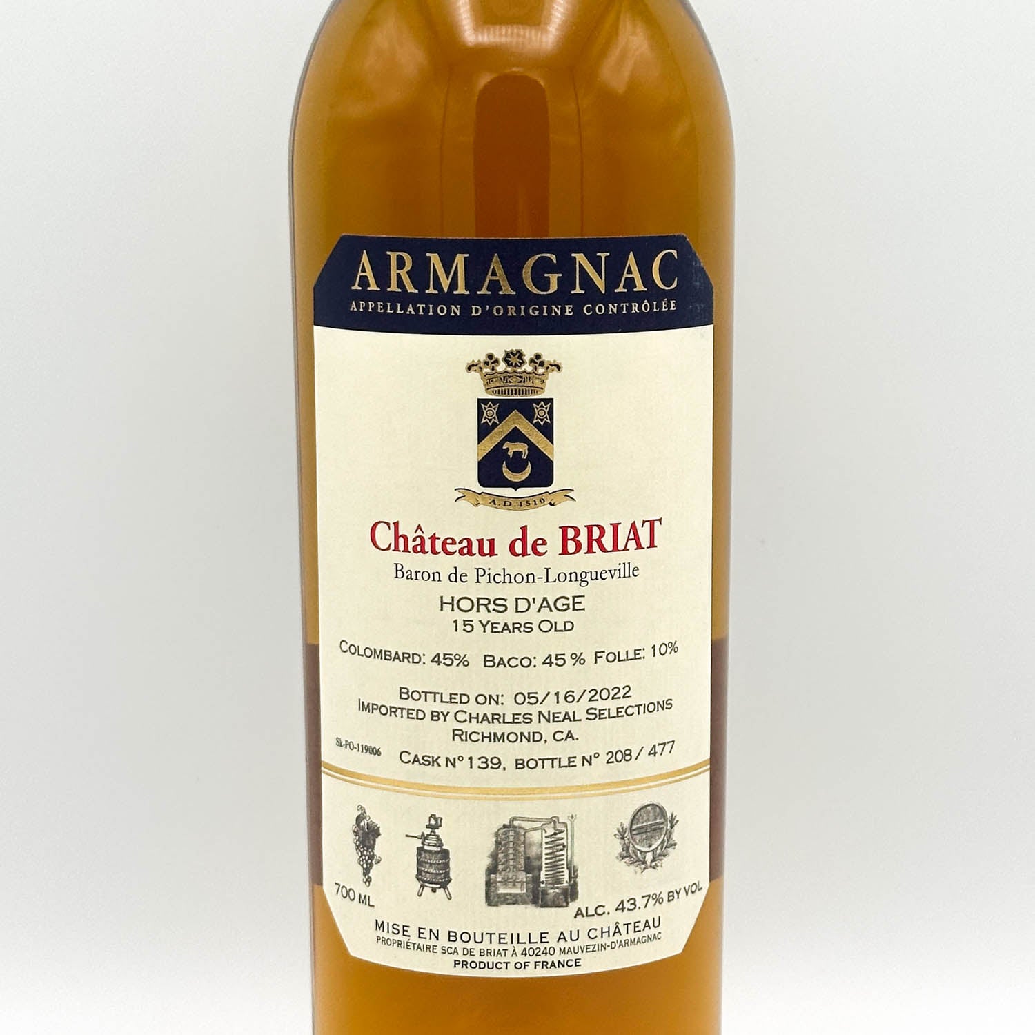 Chateau de Briat Armagnac, 'Hors d'Age' – Prizefighter Bottle Shop