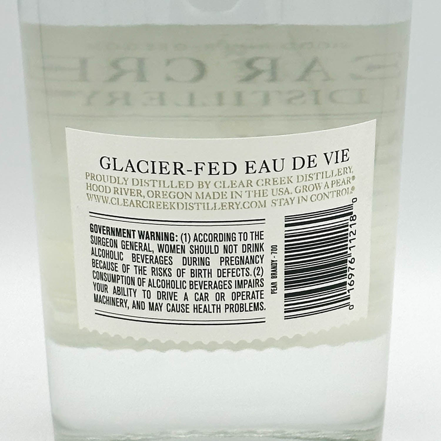 Clear Creek Distillery Pear Brandy – Prizefighter Bottle Shop