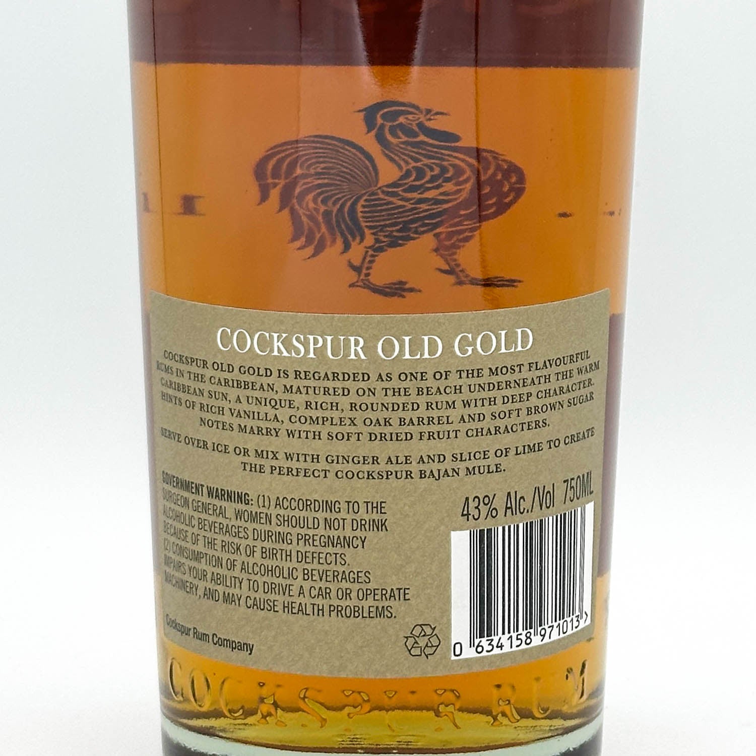 Cockspur Old Gold Special Reserve Rum – Prizefighter Bottle Shop