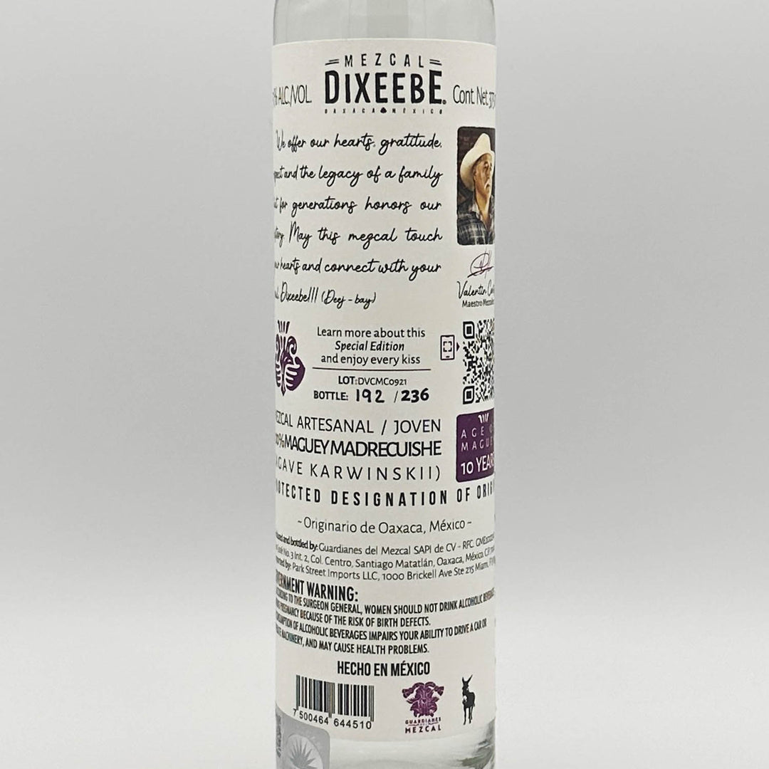 Product Back label