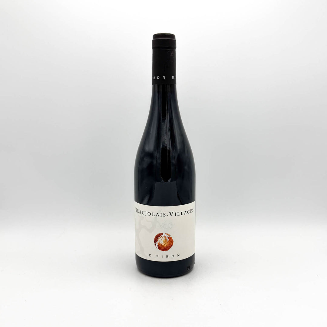 Wine bottle with a white label on a white background