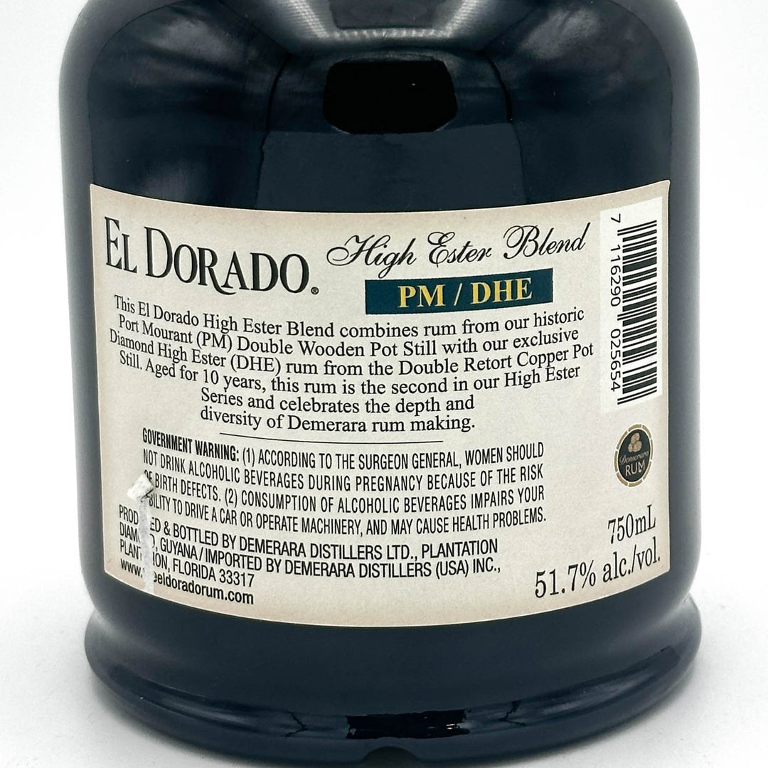 El Dorado High Ester Blend bottle label on a white background