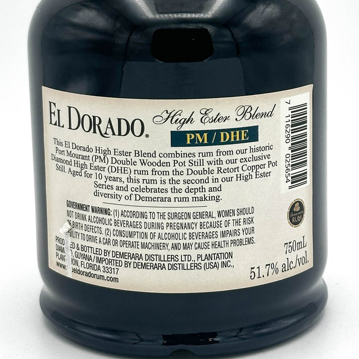 El Dorado High Ester Blend bottle label on a white background