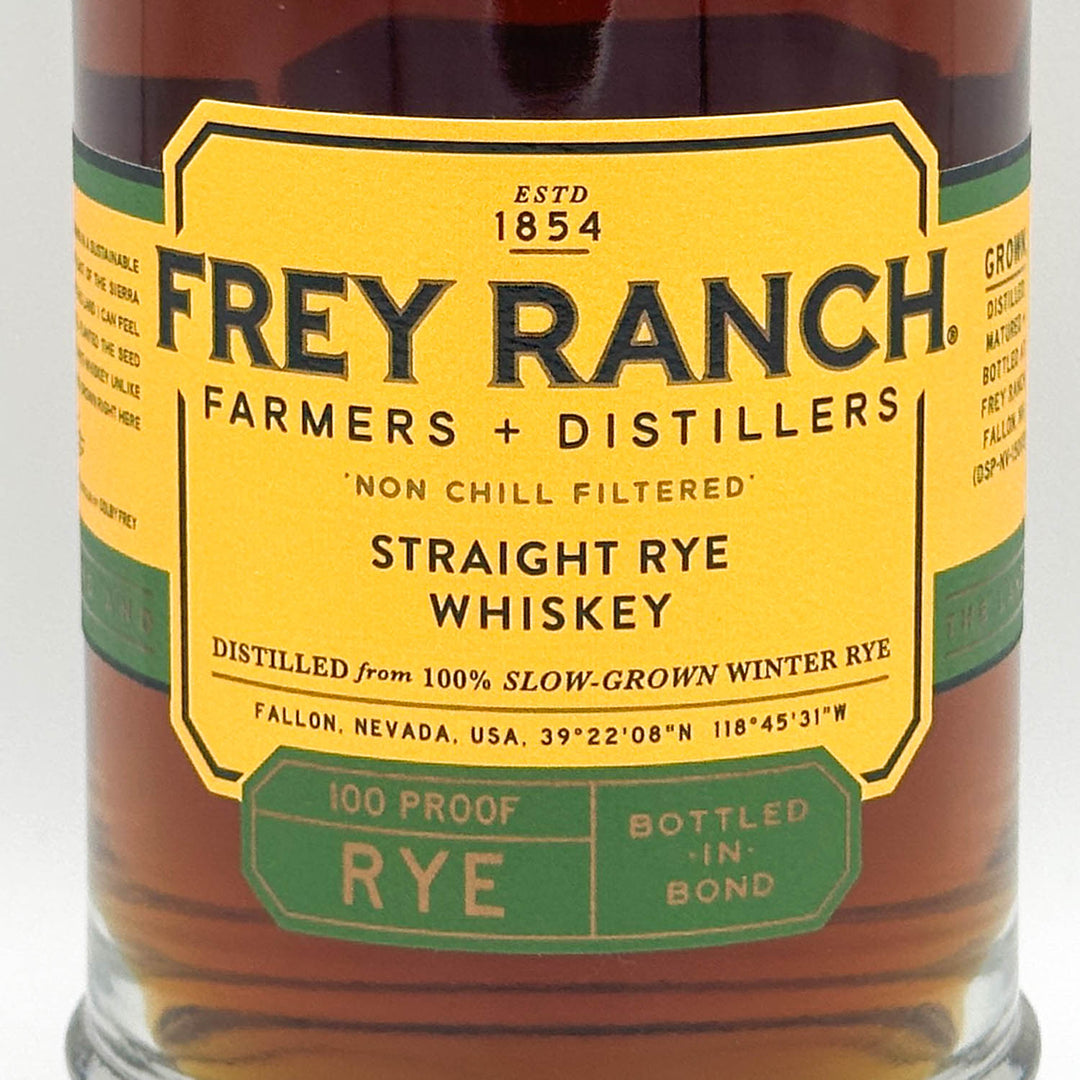 Frey Ranch Sib Rye Frey Ranch Straight Rye Whiskey Bottled in Bond – Prizefighter Bottle Shop