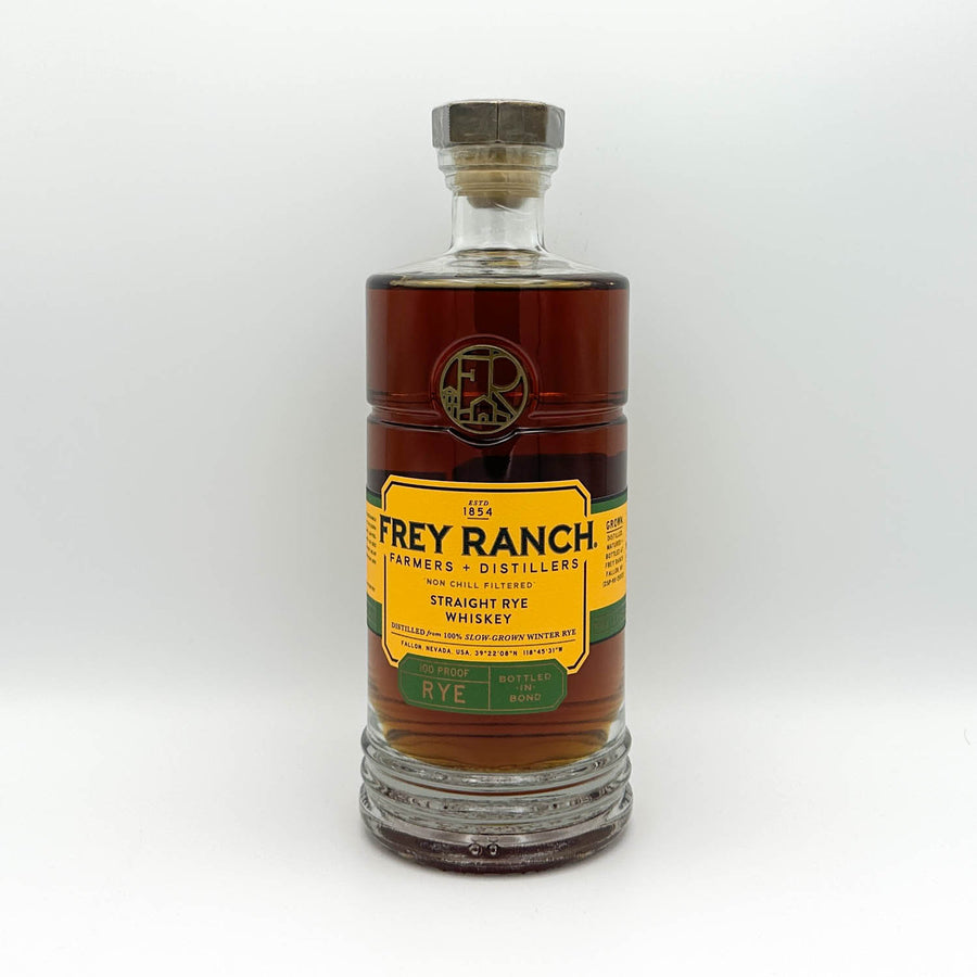 Frey Ranch Sib Rye Frey Ranch Straight Rye Whiskey Bottled in Bond – Prizefighter Bottle Shop