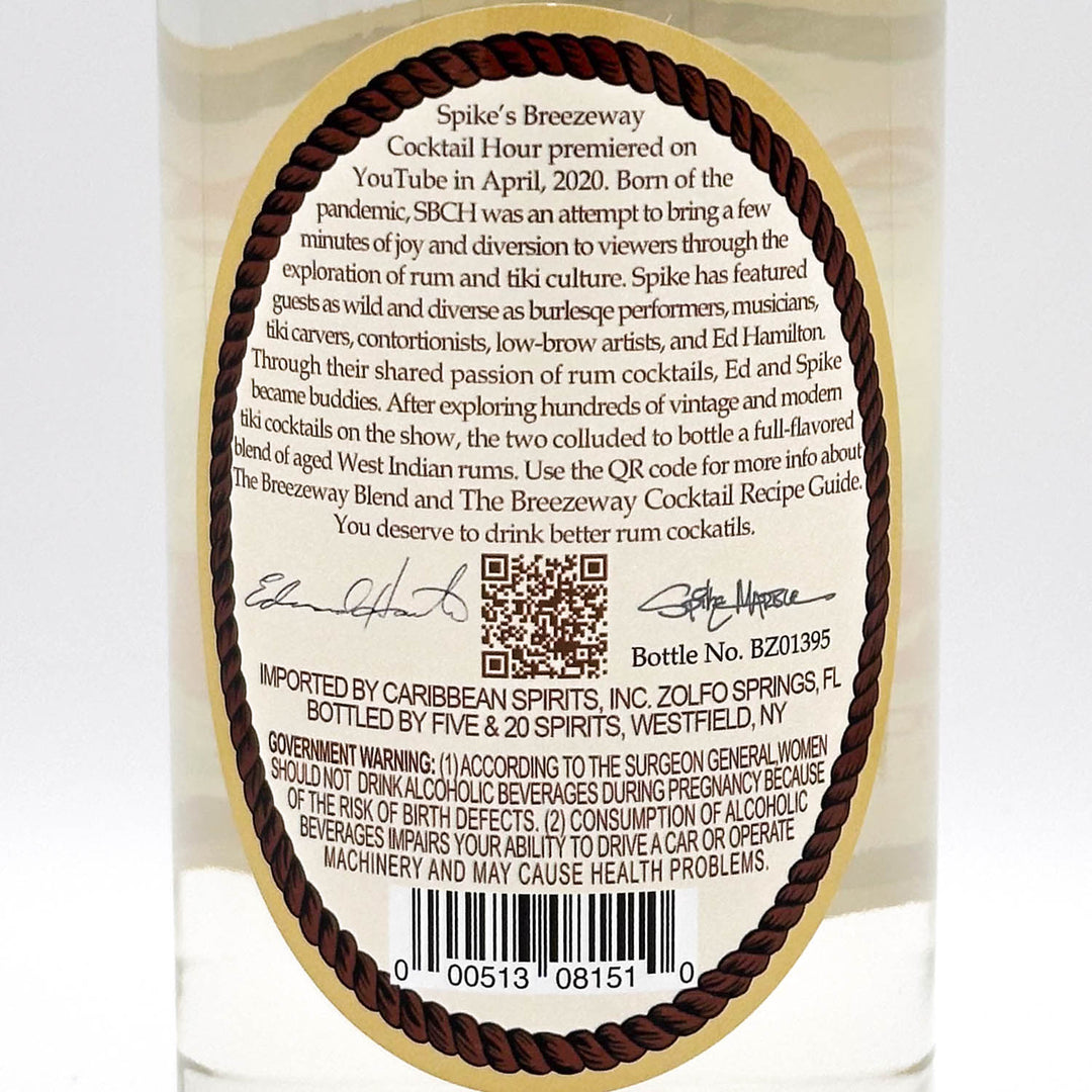 Product Back Label