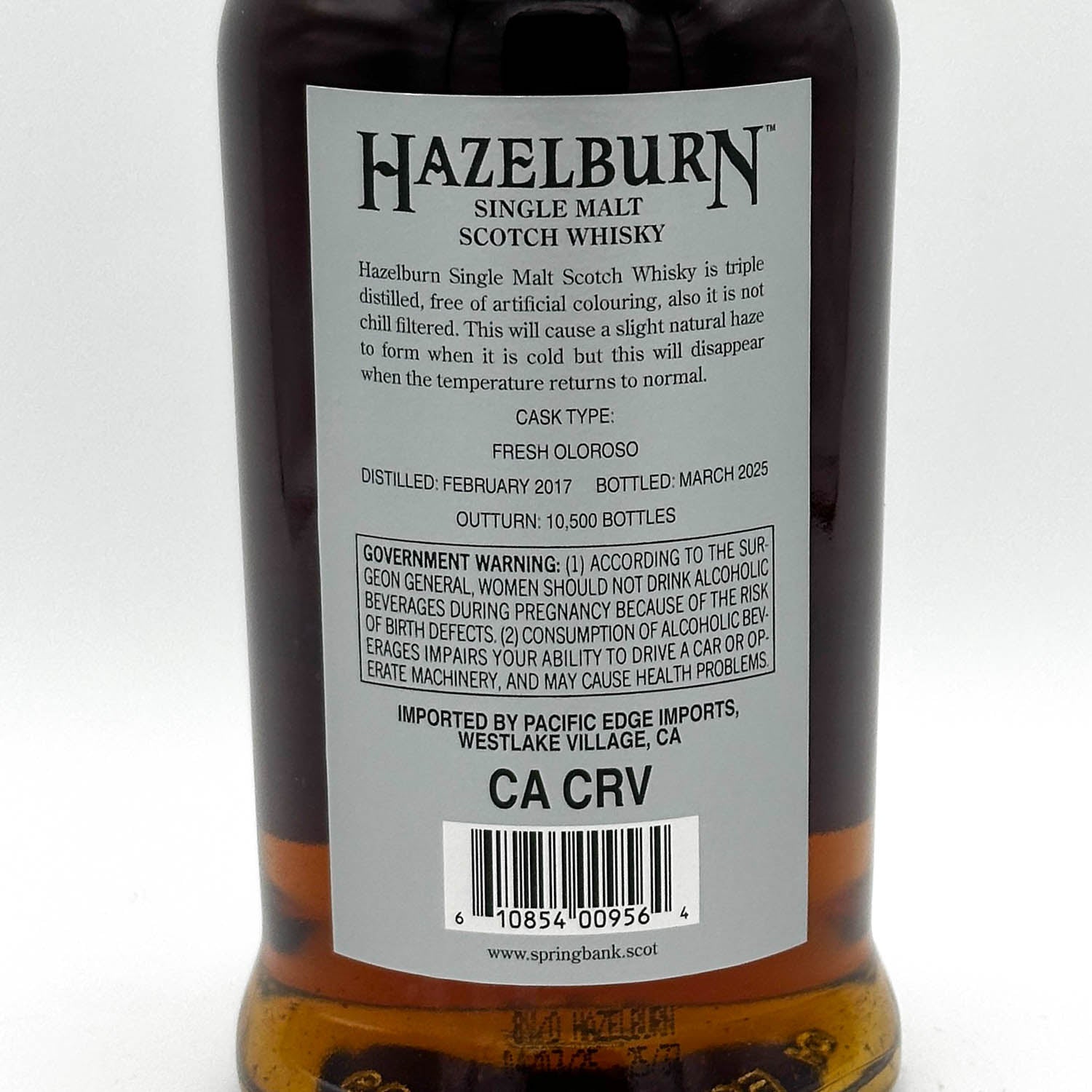 Hazelburn 8 Year Oloroso Cask Matured Single Malt – Prizefighter