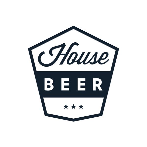 Black and White House Beer Logo