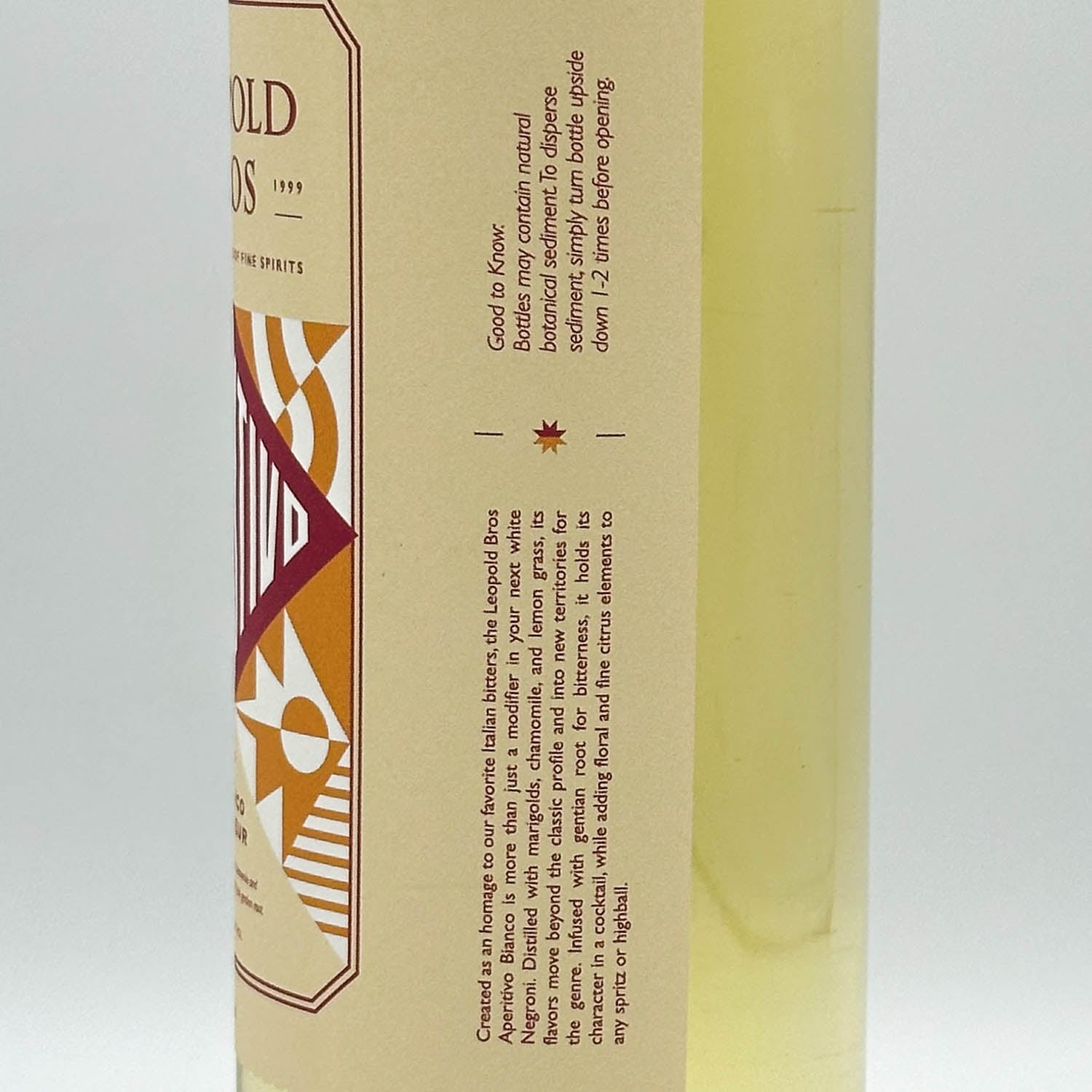 Leopold Bros. Aperitivo Bianco – Prizefighter Bottle Shop