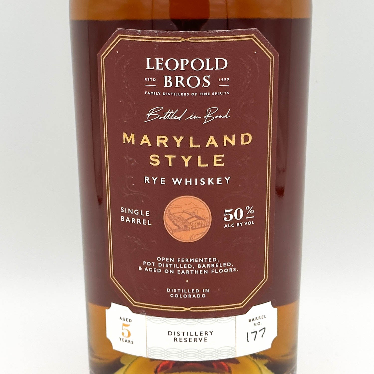 Leopold Bros. Maryland Style Rye Whiskey – Prizefighter Bottle Shop
