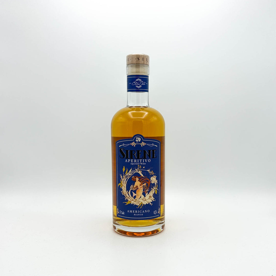 Bottle of Vermélá Aperitivo on a white background