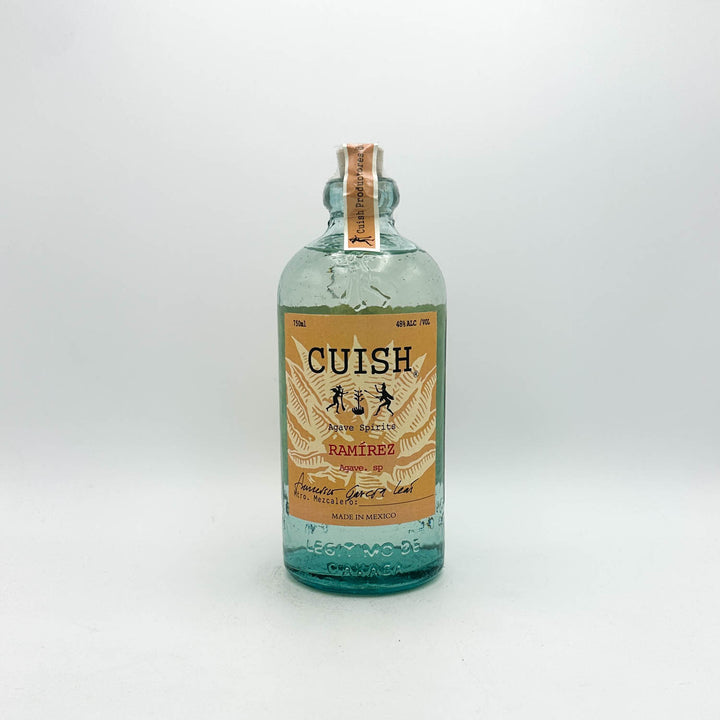 Bottle of Cuish Ramárez on a white background