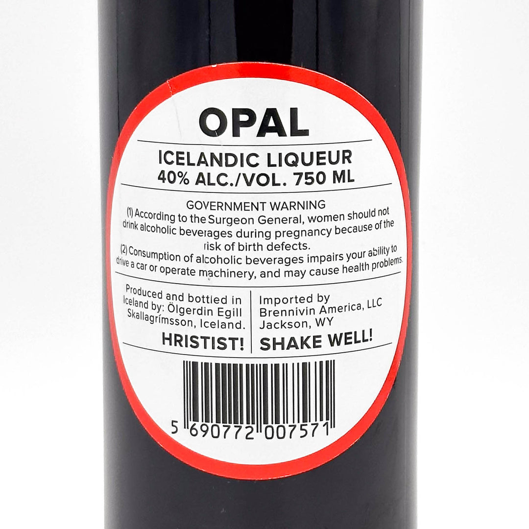 Product Back Label