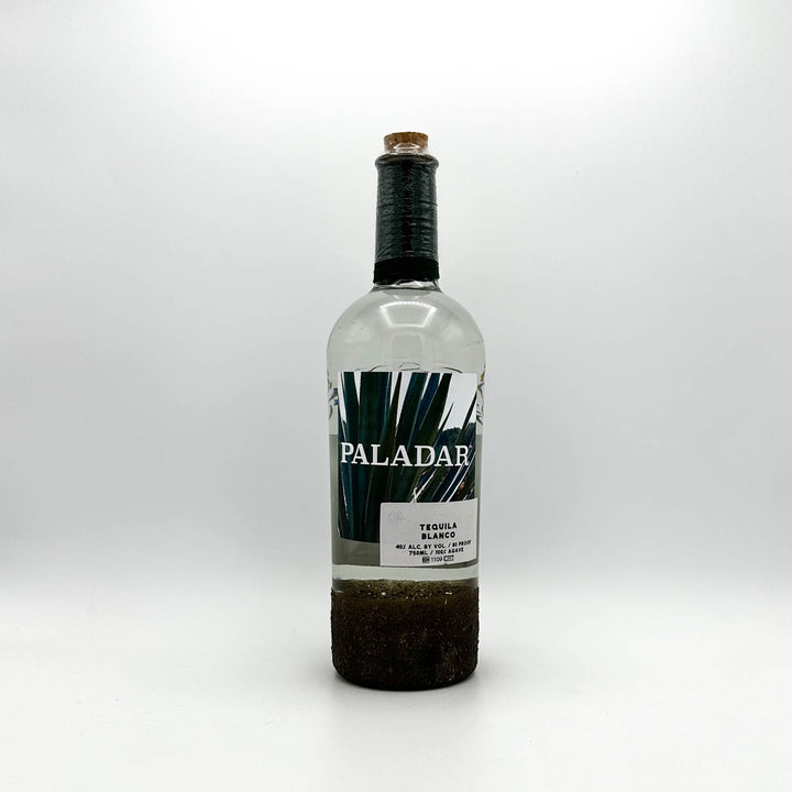 Paladar tequila bottle on a white background