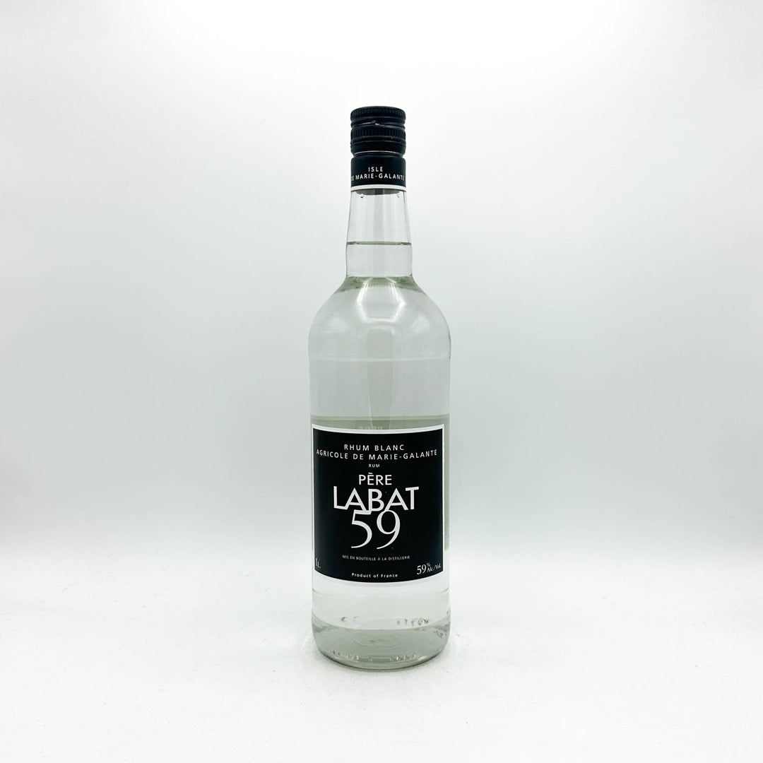 Bottle of Pére Labat 59 on a white background
