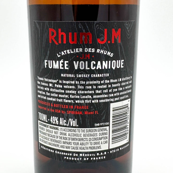 Rhum J.M. Fumée Volcanique Vieux Agricole