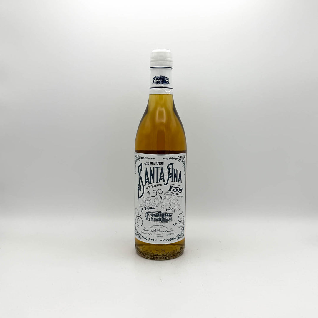 Bottle of Santa Ana beer on a white background
