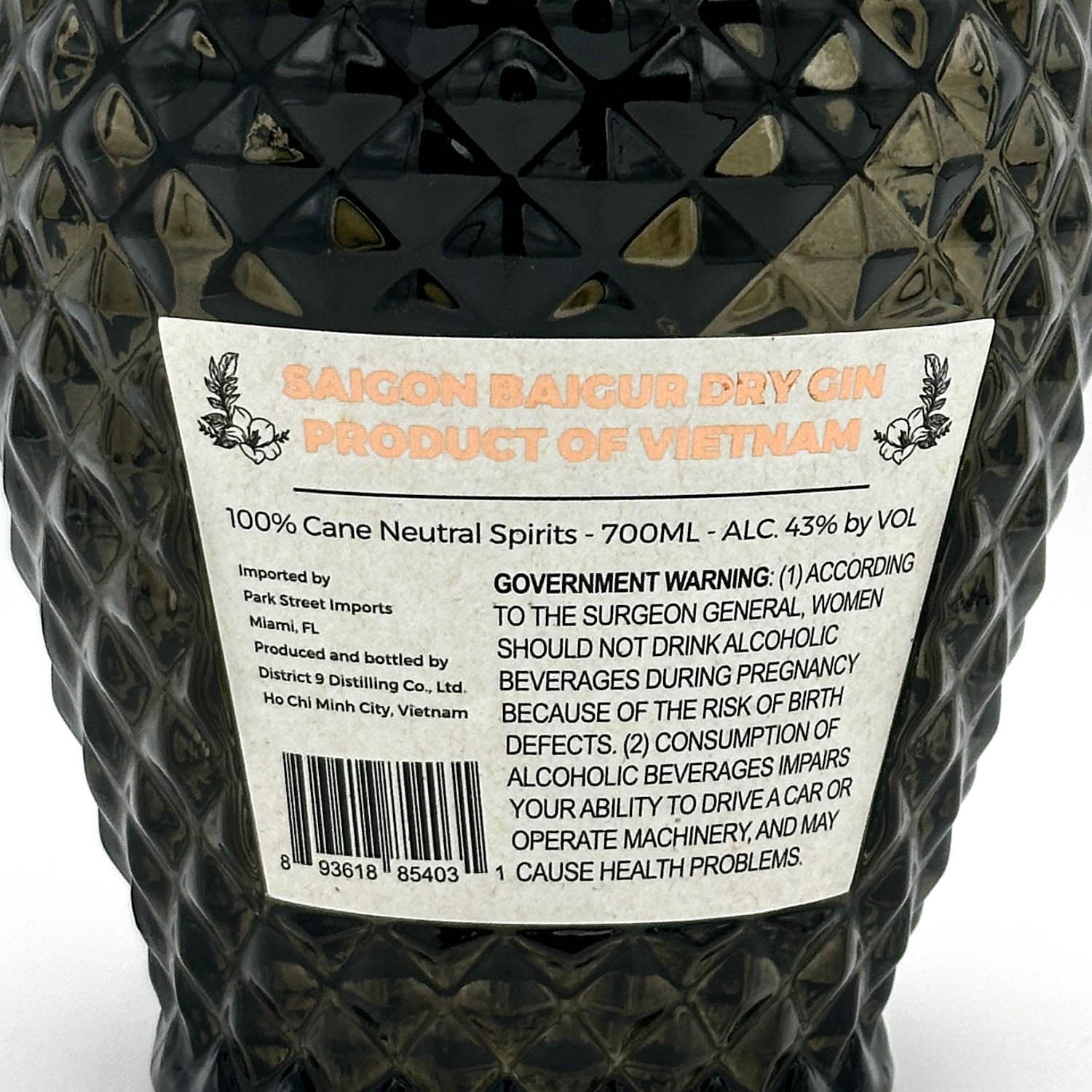 Saigon Baigur Dry Gin – Prizefighter Bottle Shop