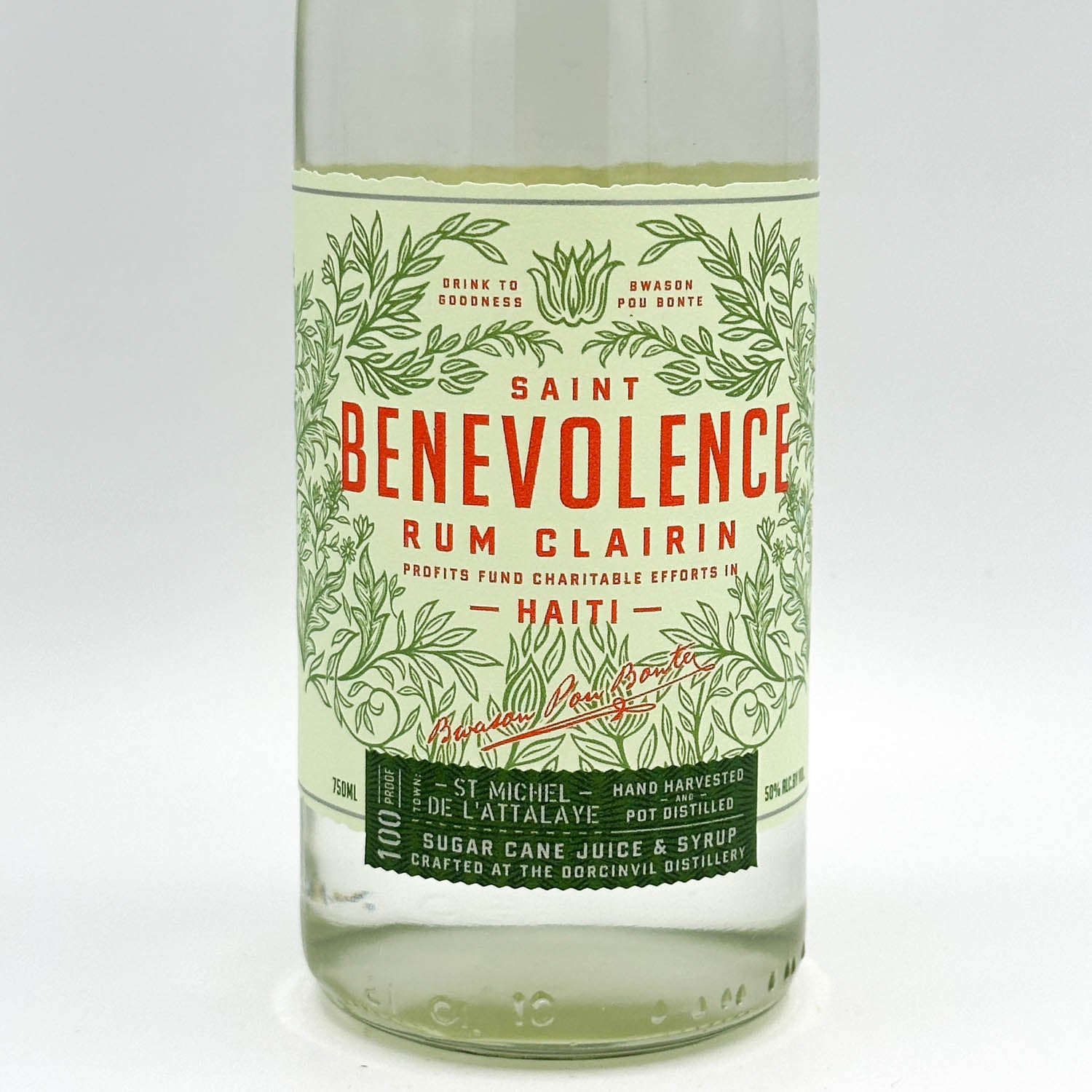Saint Benevolence Rum Clairin – Prizefighter Bottle Shop