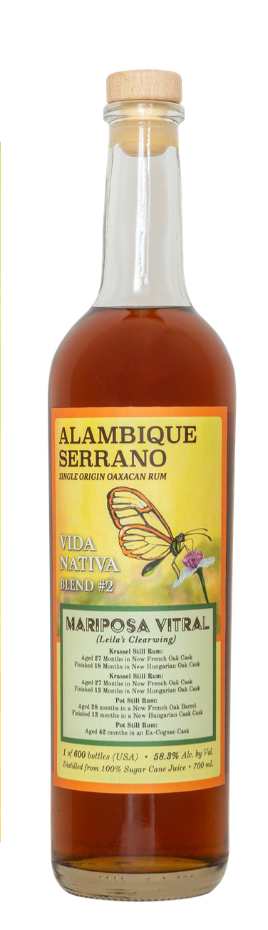 Alambique Serrano Vida Nativa Blend #2 Mariposa Vitral