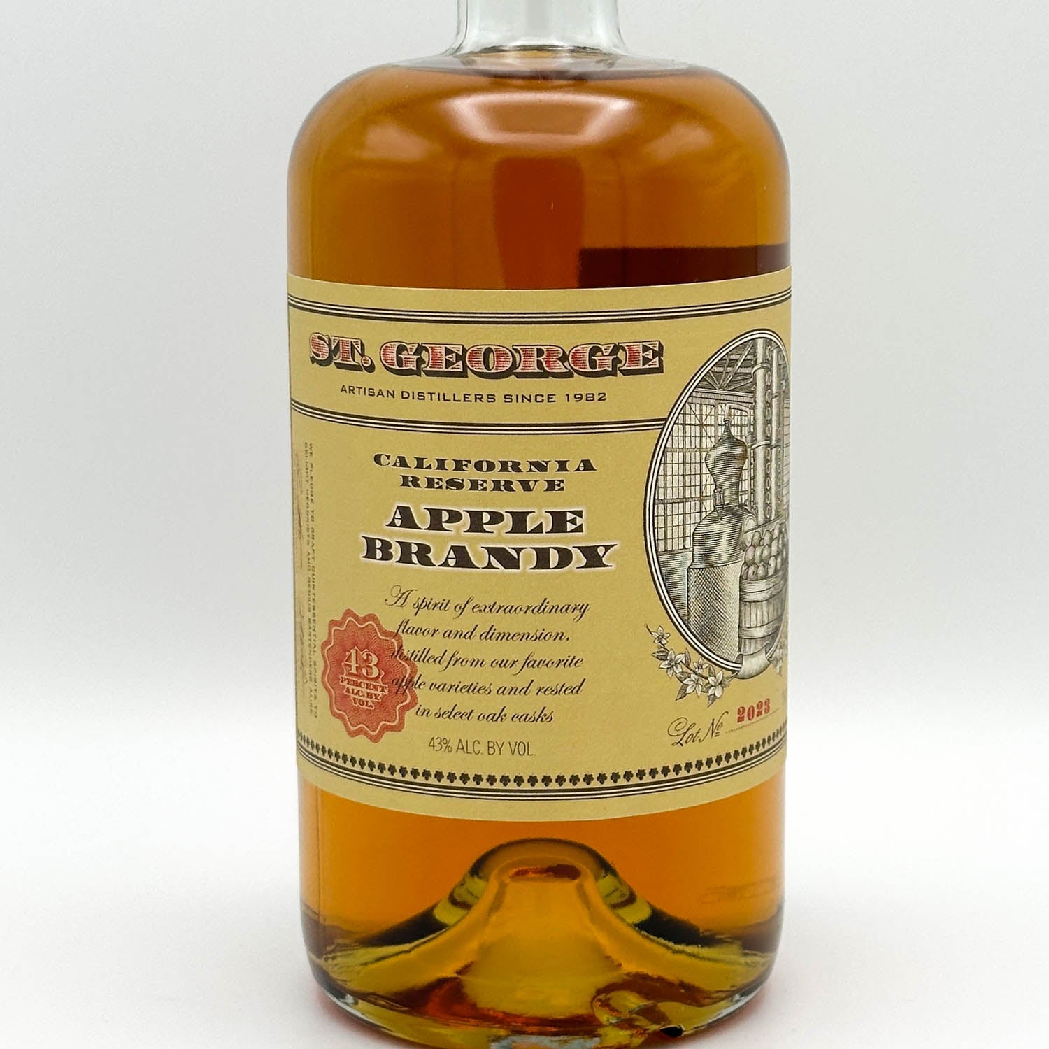 St. George Spirits Reserve Apple Brandy 2023 – Prizefighter Bottle