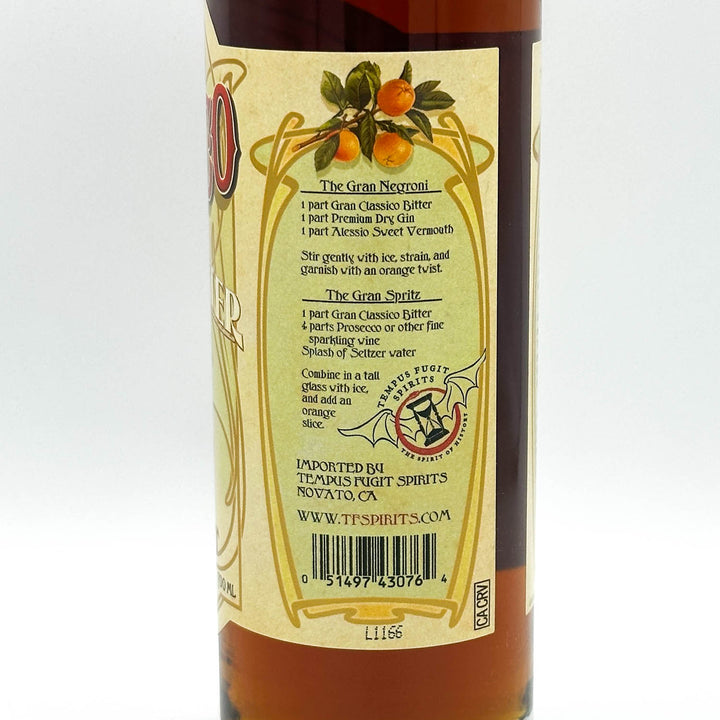 Bottle label with text and graphics on a white background