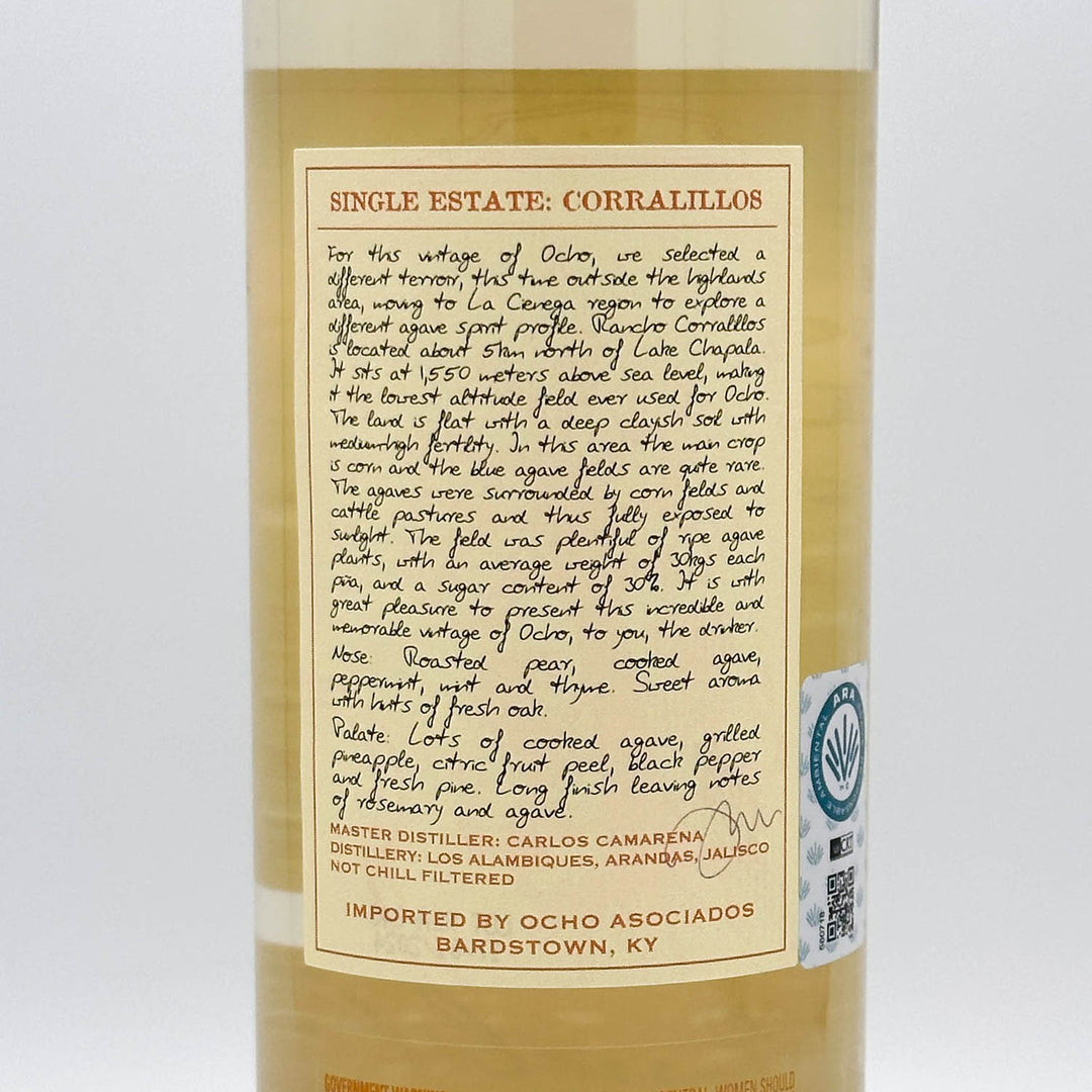 Product Back label