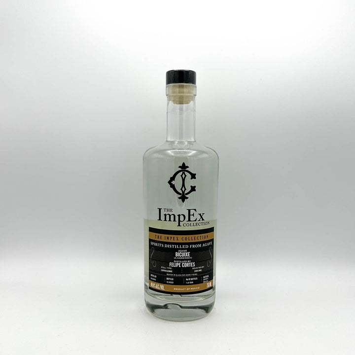 Bottle of ImpEx Collection liquor on a white background