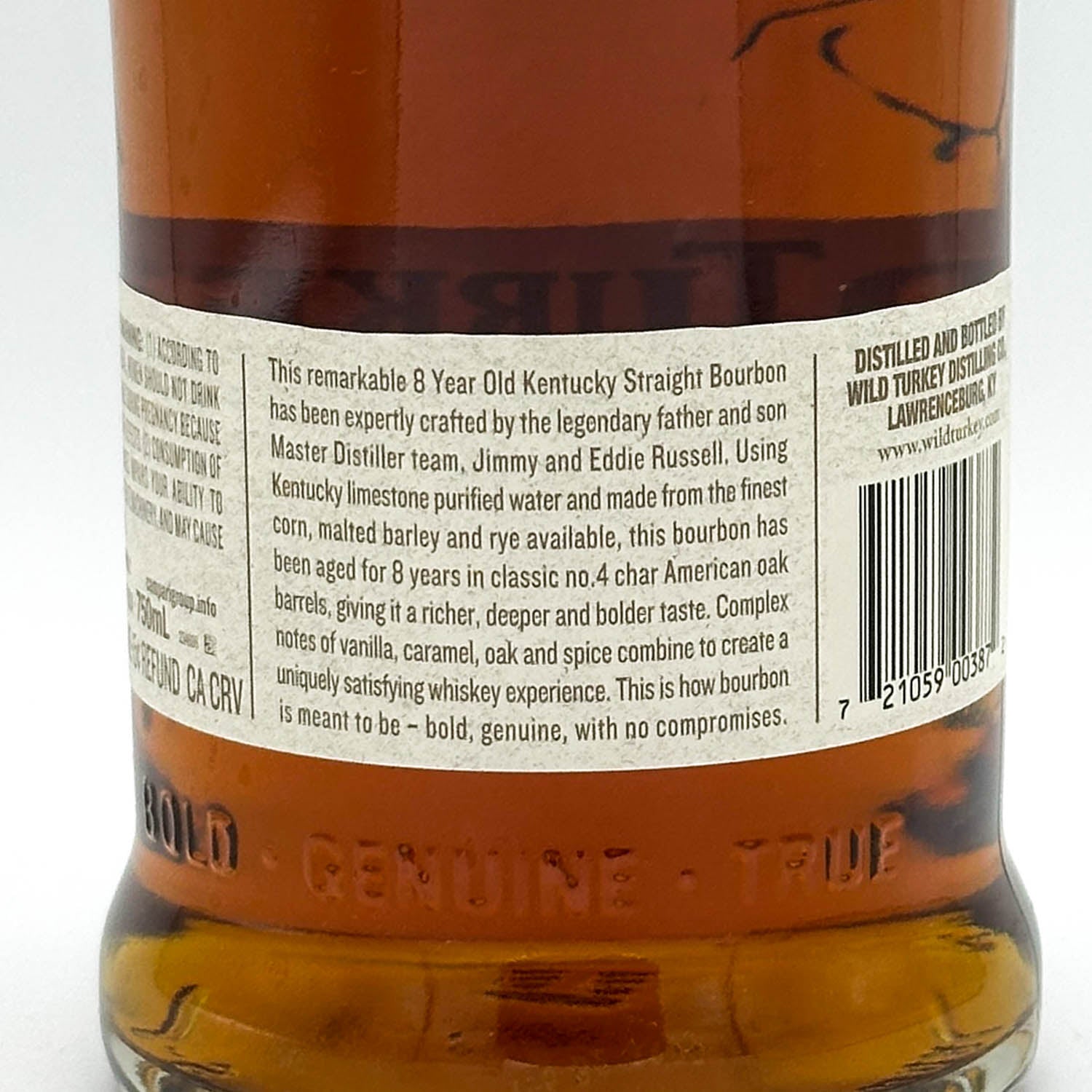 Wild Turkey Straight Bourbon 8 Year 101 – Prizefighter Bottle Shop