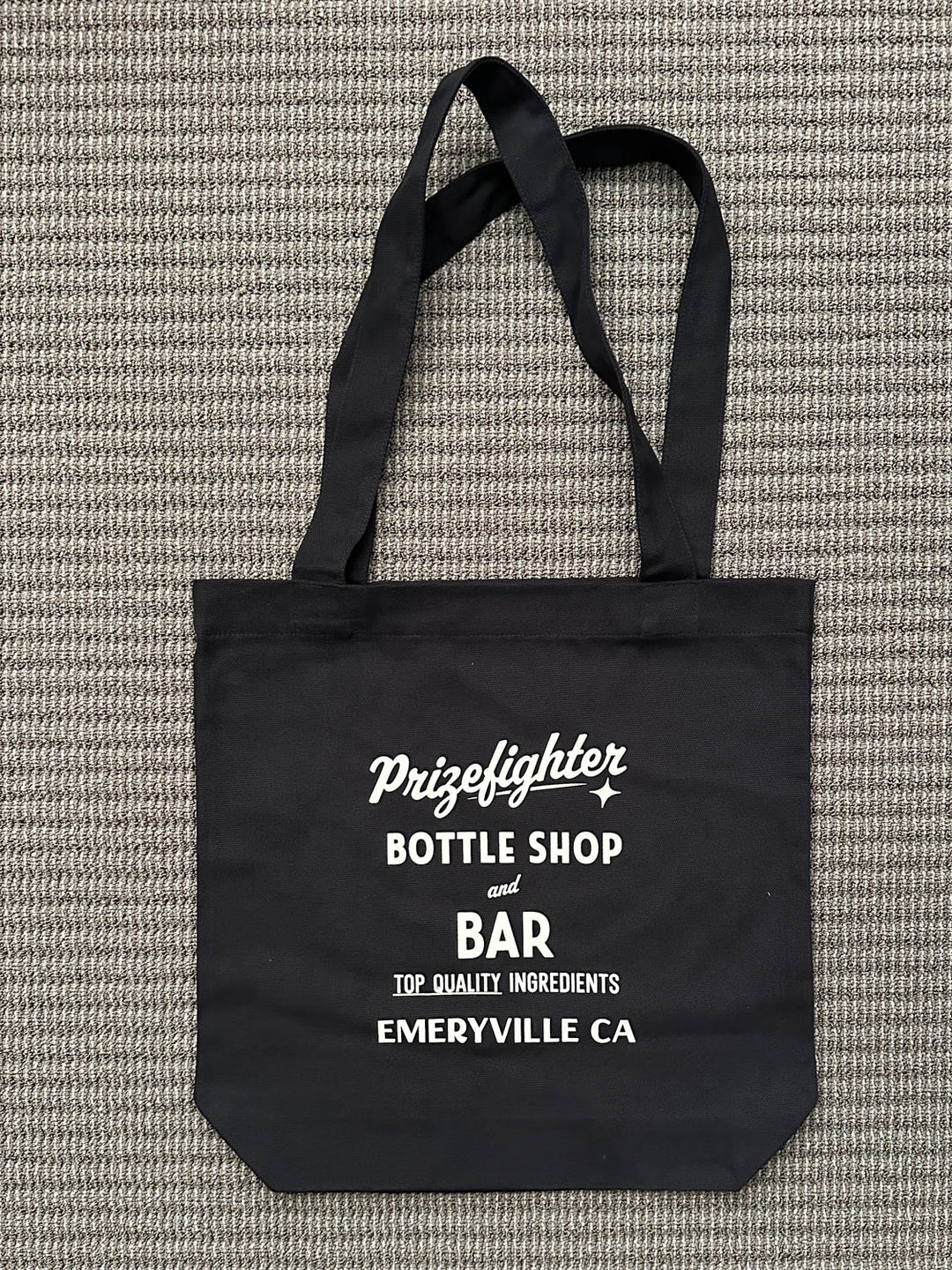 Prizefighter Bottle Shop Tote Bags
