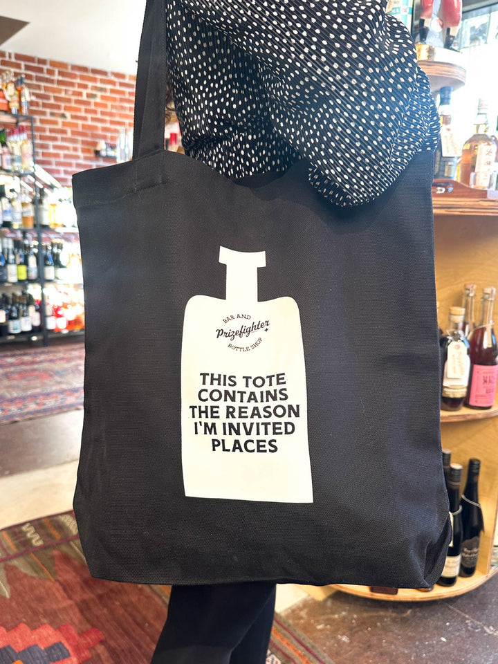 Prizefighter Bottle Shop Tote Bags